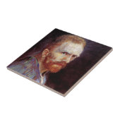 Vincent Van Gogh - 1887 Self Portrait Painting Tegeltje (Zijkant)