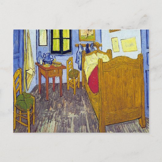 Vincent van Gogh 1888 de slaapkamer in Arles Briefkaart (Voorkant)