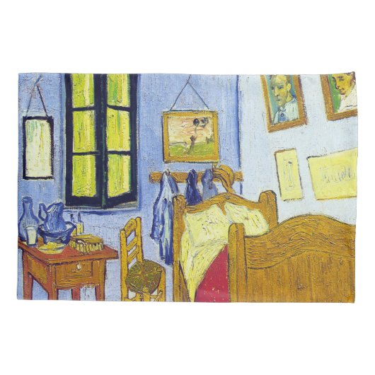 Vincent van Gogh 1888 de slaapkamer in Arles Kussensloop (Achterkant)