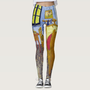 Vincent van Gogh 1888 de slaapkamer in Arles Leggings