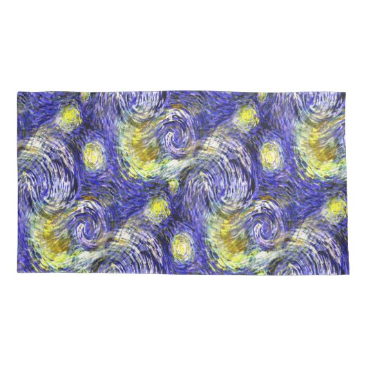 Vincent Van Gogh 1889 Sterrennacht Kussensloop (Achterkant)