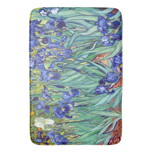 Vincent Van Gogh 1898 Irises Badmat (Voorkant Verticaal)