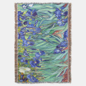 Vincent Van Gogh 1898 Irises Deken (Voorkant Verticaal)