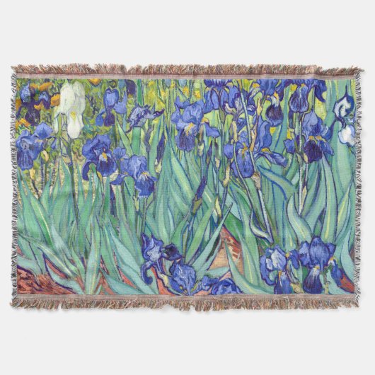 Vincent Van Gogh 1898 Irises Deken (Voorkant)
