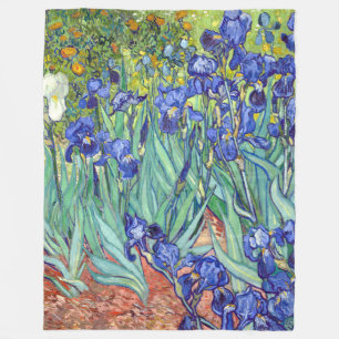 Vincent Van Gogh 1898 Irises Fleece Deken