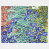 Vincent Van Gogh 1898 Irises Fleece Deken (Voorkant (Horizontaal))