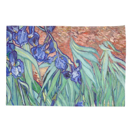 Vincent Van Gogh 1898 Irises Kussensloop (Achterkant)