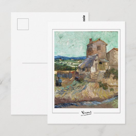 Vincent Van Gogh #1 - Fine Art Briefkaart (Voorkant / Achterkant)