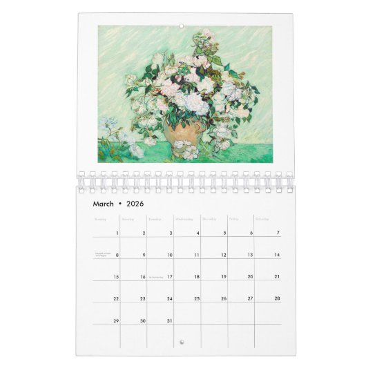 VINCENT VAN GOGH 2020 CALENDAR KALENDER (Mar 2026)
