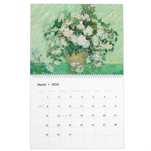 Vincent Van Gogh 2022 Kalender (Mar 2026)