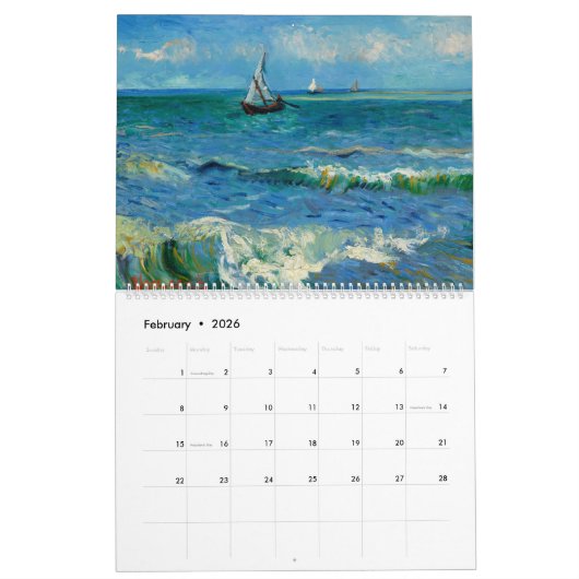 Vincent Van Gogh 2022 Kalender (Feb 2026)