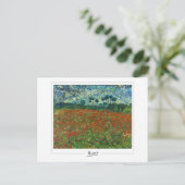 Vincent Van Gogh #25 - Fine Art Briefkaart (Staand voorkant)