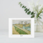 Vincent Van Gogh #29 - Fine Art Briefkaart (Staand voorkant)