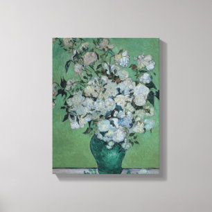 Vincent van Gogh   A Vase of Rozen, 1890 Canvas Afdruk