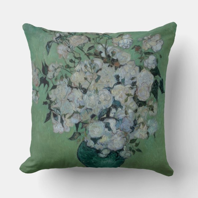 Vincent van Gogh | A Vase of Rozen, 1890 Kussen (Voorkant)