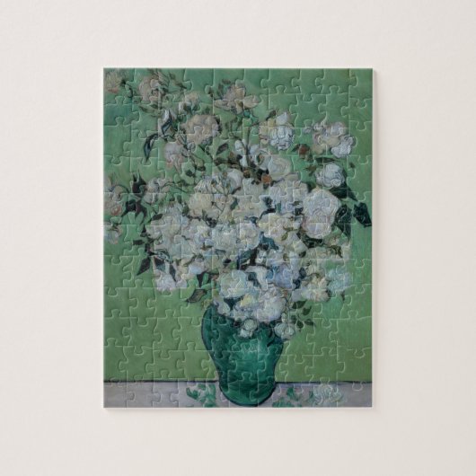 Vincent van Gogh | A Vase of Rozen, 1890 Legpuzzel (Verticaal)