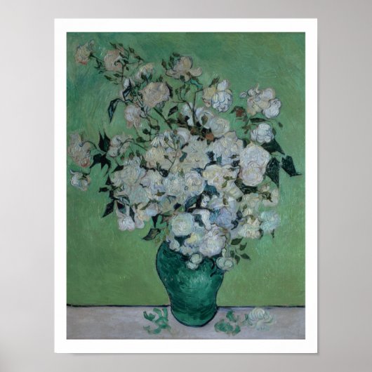 Vincent van Gogh | A Vase of Rozen, 1890 Poster (Voorkant)