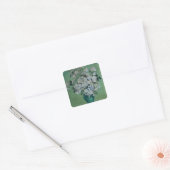 Vincent van Gogh | A Vase of Rozen, 1890 Vierkante Sticker (Envelop)