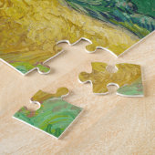 Vincent van Gogh - A Wheatfield, met Cypresses Legpuzzel (Zijkant)