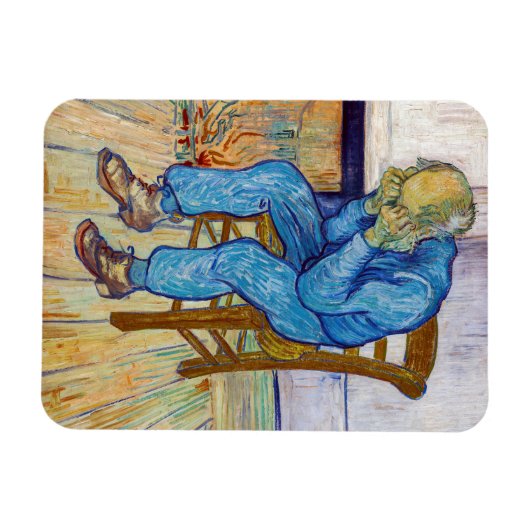 Vincent van Gogh - Aan de poort van de eeuwigheid Magneet (Horizontaal)