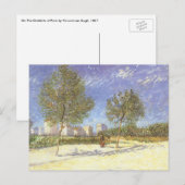 Vincent van Gogh - Aan de rand van Parijs Briefkaart (Voorkant / Achterkant)