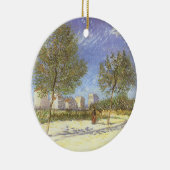 Vincent van Gogh - Aan de rand van Parijs Keramisch Ornament (Rechts)
