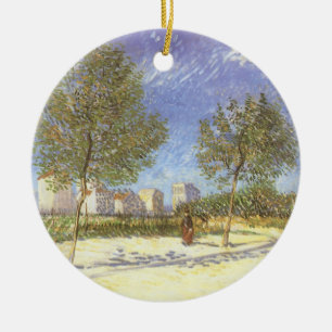 Vincent van Gogh - Aan de rand van Parijs Keramisch Ornament