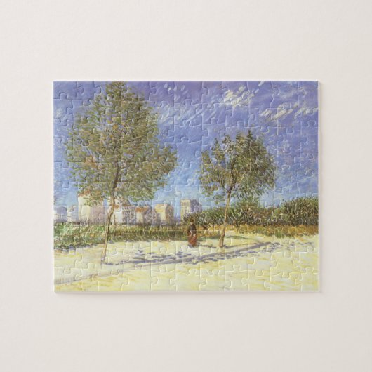 Vincent van Gogh - Aan de rand van Parijs Legpuzzel (Horizontaal)
