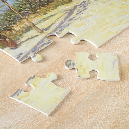 Vincent van Gogh - Aan de rand van Parijs Legpuzzel (Zijkant)