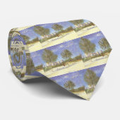 Vincent van Gogh - Aan de rand van Parijs Stropdas (Opgerold)