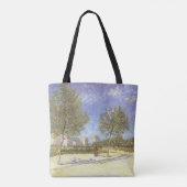 Vincent van Gogh - Aan de rand van Parijs Tote Bag (Achterkant)