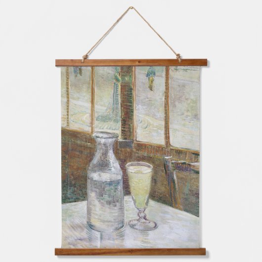 Vincent van Gogh Absinthe beroemd schilderij Hangend Wandkleed (Voorkant)