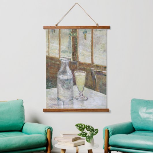Vincent van Gogh Absinthe beroemd schilderij Hangend Wandkleed (Woonkamer)