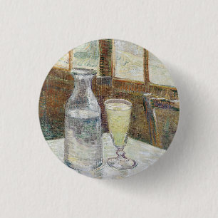 Vincent van Gogh Absinthe beroemd schilderij Ronde Button 3,2 Cm