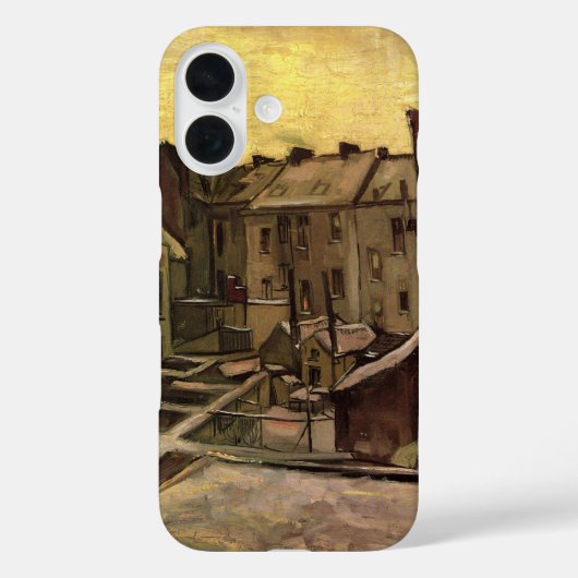 Vincent van Gogh, Achtererven van oude huizen, Ant Case-Mate iPhone Case (Achterkant)