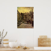 Vincent van Gogh, Achtererven van oude huizen, Ant Poster (Keuken)