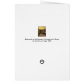 Vincent van Gogh, Achtertuin van oude huizen, Antw (Achterkant)