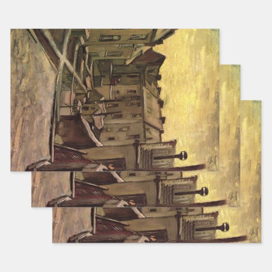 Vincent van Gogh, Achtertuin van oude huizen, Antw Inpakpapier Vel (Set)