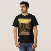 Vincent van Gogh, Achtertuin van oude huizen, Antw T-shirt (Voorkant volledig)