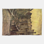 Vincent van Gogh, Achtertuin van oude huizen, Antw Theedoek (Horizontaal)