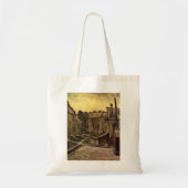 Vincent van Gogh, Achtertuin van oude huizen, Antw Tote Bag (Voorkant)