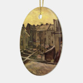 Vincent van Gogh, Achtertuinen van oude huizen, An Keramisch Ornament (Links)