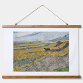 Vincent van Gogh, afgesloten veld met ploegman Hangend Wandkleed (Voorkant)