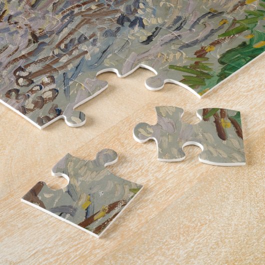 Vincent van Gogh, afgesloten veld met ploegman Legpuzzel (Zijkant)