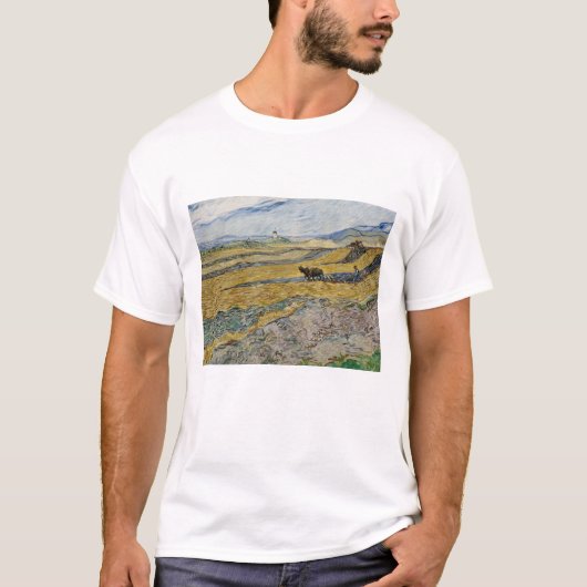 Vincent van Gogh, afgesloten veld met ploegman T-shirt (Voorkant)