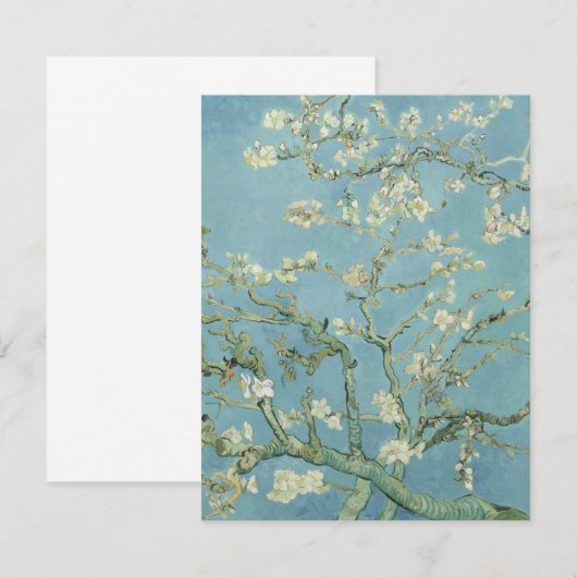 Vincent van Gogh - Almond blossom Bedankkaart (Voorkant / Achterkant)
