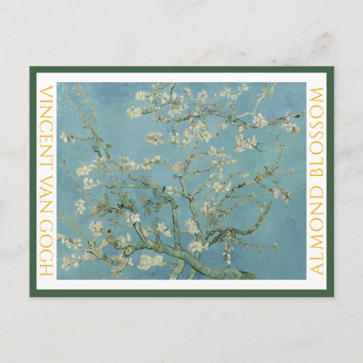 VINCENT VAN GOGH ... ALMOND BLOSSOM ... Briefkaart (Voorkant)