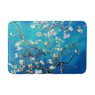 Vincent Van Gogh Almond Blossom Bright Turquoise Badmat