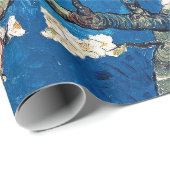 Vincent Van Gogh Almond Blossom Bright Turquoise Cadeaupapier (Rol Hoek)