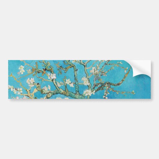 Vincent van Gogh - Almond Blossom Bumpersticker (Voorkant)